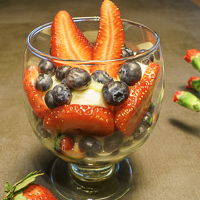 Strawberry and Blueberry Parfait